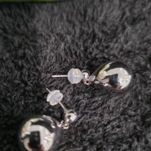 Ball dangling microform earrings